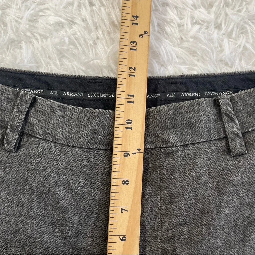 Armani Exchange Mens Pants size 33 Regular Gray Pockets Dress Pants Office